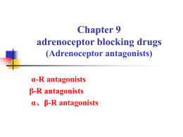 3: α、β-R antagonists Labetalol（拉贝洛尔
