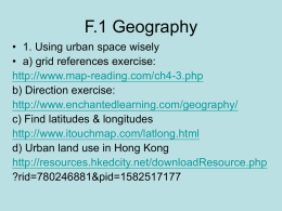 F.1 Geography