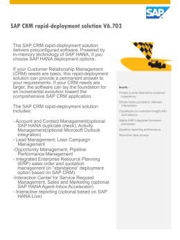 PowerPoint Presentation - SAP Service Marketplace