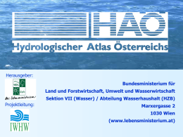 Hydrologischer Atlas Österreich