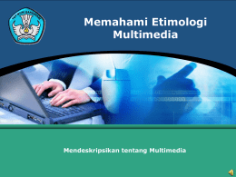 memahamai etimologi multimedia 5