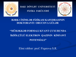 Hal tenliyi - Bakı Dövlət Universiteti