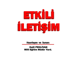 Slayt 1 - Halil Pehlivan.com