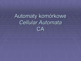 Automaty Komórkowe