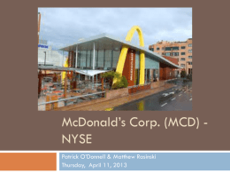 McDonald`s Corp. (MCD)