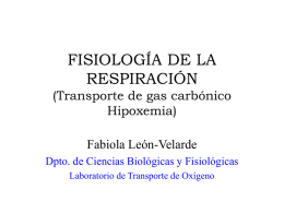 Fisiología Respiratoria - Transporte de CO2