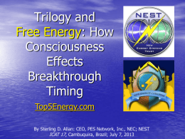 Free Energy and Consciousness