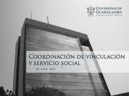 4.- Coordinación de Vinculación y Servicio Social