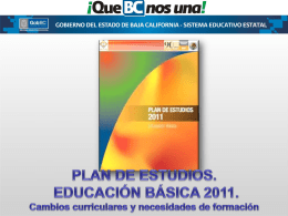 plan de estudios 2011 - Tecnología Educativa