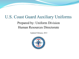 uniform standards - the Human Resources Web Site