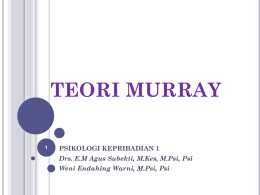 murray(1) - Psikologi UHT 2012