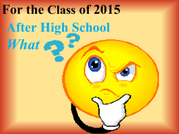 Senior Powerpoint - Hays High School