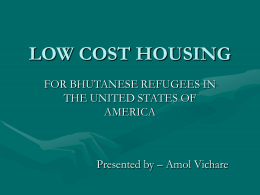LOW COST HOUSING - Sewa International USA