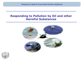 Topic 3_Responding to pollution by oil and other