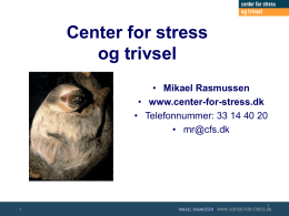 powerpoint-praesentation_center_for_stress_og_trivsel