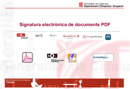 Signatura de documents en PDF