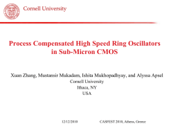 Process Compensated High Speed Ring