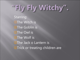 Fly, Fly Witchy