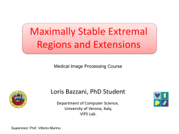 Maximally Stable Extremal Region