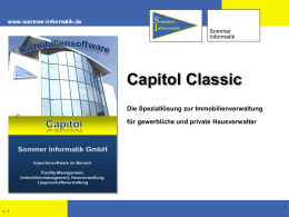 Capitol Classic - Sommer Informatik