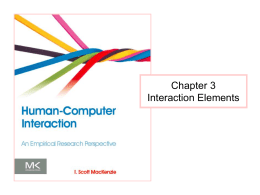 interactionElements - Computer Science Department