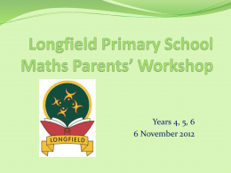 Subtraction - Longfield Primary School
