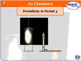 Periodicity in Period 3