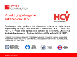 Aktualny algorytm diagnostyki HCV Prof. dr hab. n. med. Kazimierz