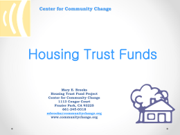Housing Trust Funds - Mississippi Home Corporation