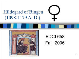 Hildegard of Bingen (1098