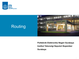 Modul 3 - Konsep Routing - Politeknik Elektronika Negeri
