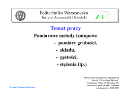 ppt - Politechnika Warszawska
