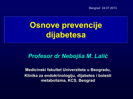 Основе превенције дијабетеса