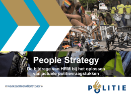 Bekijk hier de presentatie over People Strategy