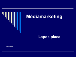 Médiamarketing Lapok piaca