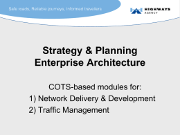 Network Delivery & Development IAM COTS