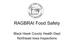 RAGBRAI Food Safety