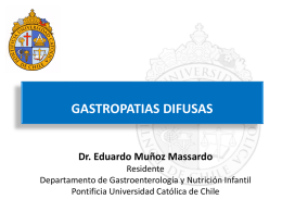Gastropatias difusas - Endoscopia UC