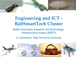 Engineering and ICT - BaltSmartTech Cluster