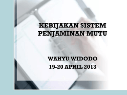 Prof. Dr. Ir. Wahyu Widodo, MS.