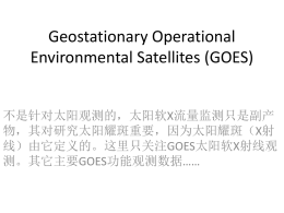 Geostationary Operational Environmental Satellites (GOES)