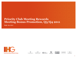 The Meeting Bonus Promotion