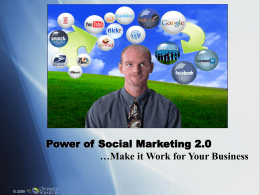 Power of Social Marketing 2.0