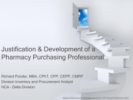 Pharmacy Technician Career Ladder