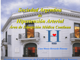 Power Point - Sociedad Argentina de Hipertensión Arterial