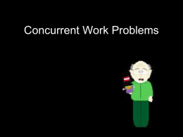 Work Word Problems - Sylmar High School