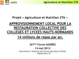 Agriculture et Nutrition 276