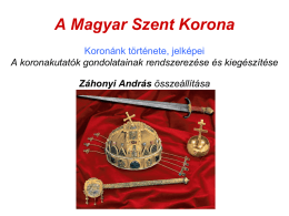 A Magyar Szent Korona Záhonyi András összeállítása
