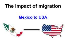 Migration: Mexico to USA