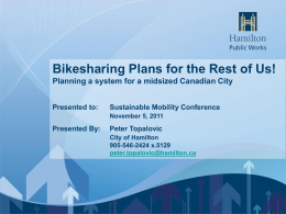 Bike share planning for the rest of us!
